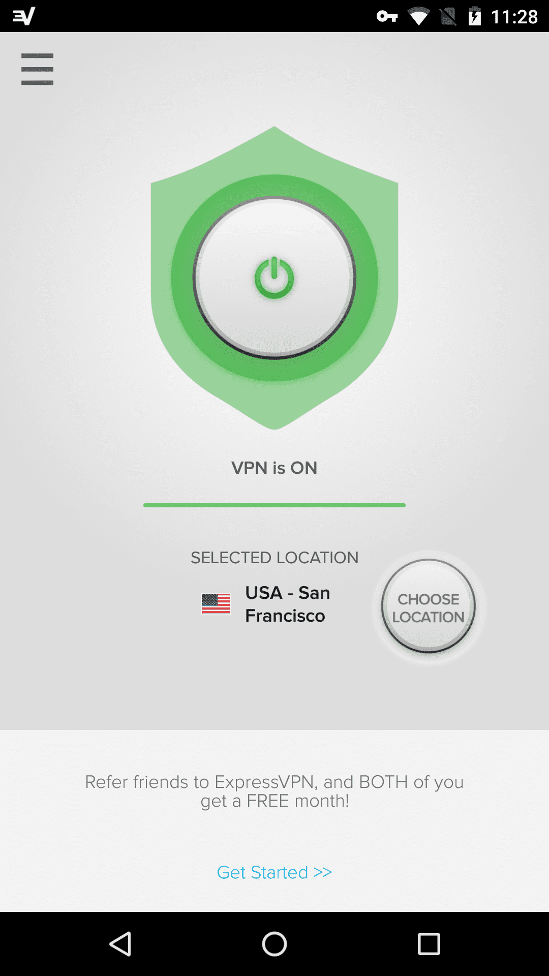 Change VPN location while connected