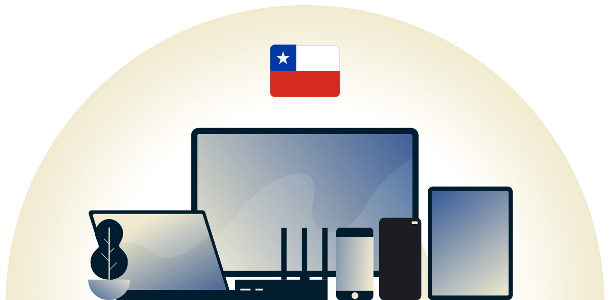 Chile VPN schützt eine Vielzahl von Geräten.